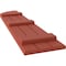 Ekena Millwork Americraft 3-Board (3 Batten) Wood Joined Board-n-Batten Shutters w/ Arch Top, ARW401BQ311X77CLH, PR ARW401BQ311X77CLH - alternate 2